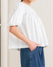 White Dream Puff Woven Top (S-L)