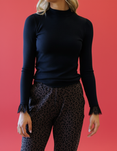 Must Have Lace Mock Neck (XS-2XL)