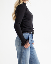 Must Have Lace Mock Neck (XS-2XL)