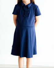 Navy S/S Polo Dress (2T-9/10)