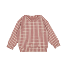 The Printed Sweatshirt - Mauve Check (12m-10)