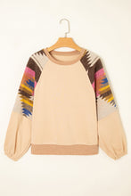 Logan Aztec Raglan Pullover Sweatshirt (S-XL)