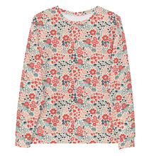 Coral, Navy & Cream Floral Sweatshirt (XS-3XL)