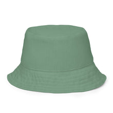 Handmade Paris Teal Plaid Reversible Unisex Bucket Hat