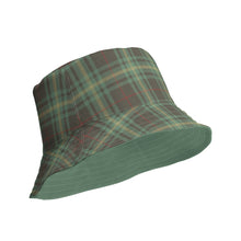 Paris Teal Plaid Reversible Unisex Bucket Hat