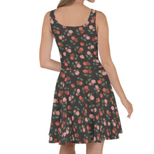 Red & Pink Roses Skater Dress (XS-3XL)