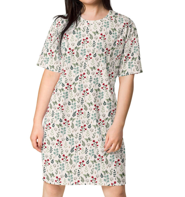 Cozy Christmas Branches Nightshirt