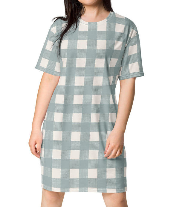 Cottage Blue Buffalo Plaid Nightshirt