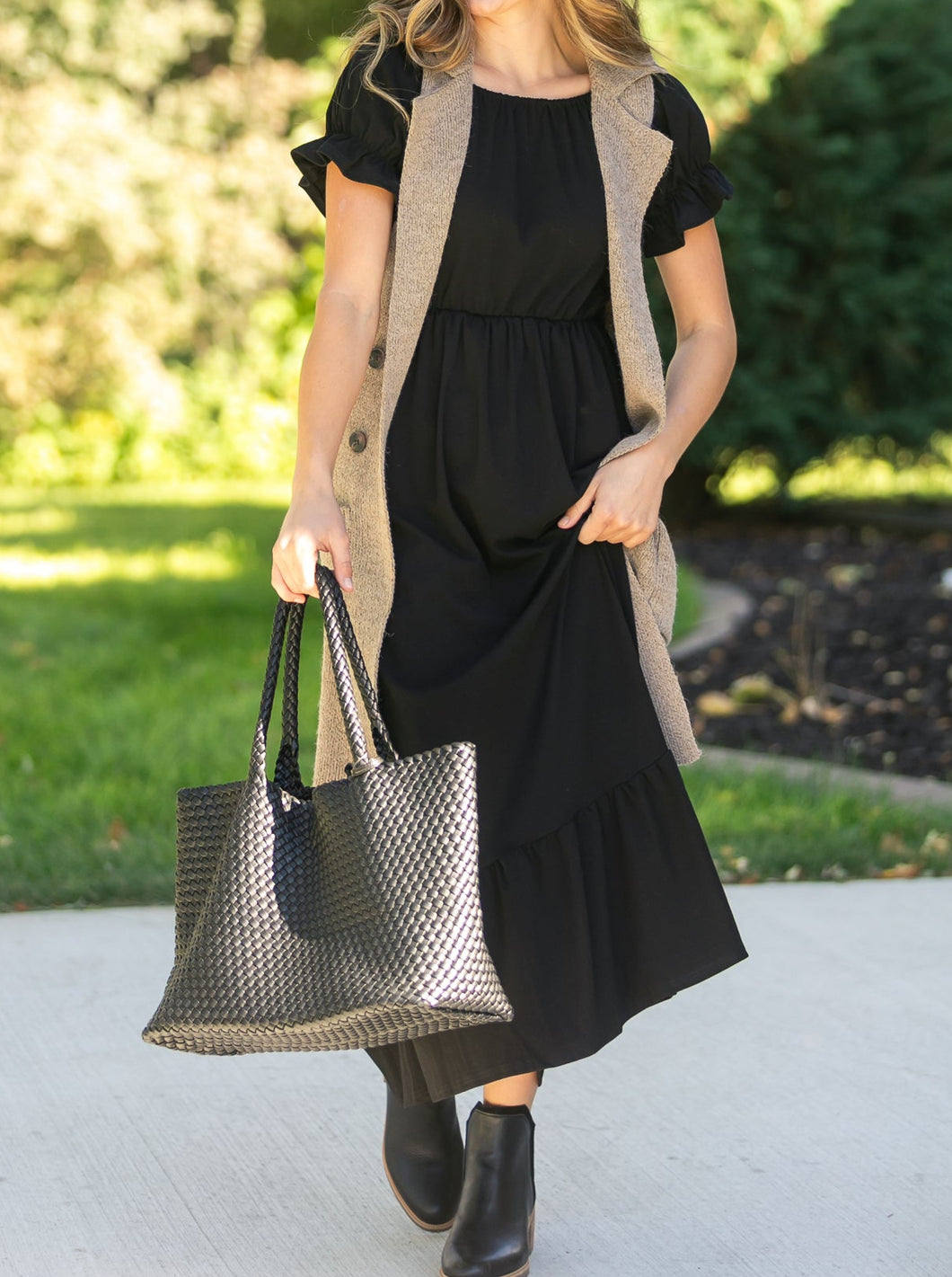 Amy Puff Sleeve Maxi Dress (XS-XL)