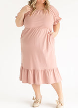 Amy Puff Sleeve Midi Dress (XS-2XL) 4 Colors