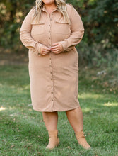 Anika Corduroy Shirt Dress (S-2XL)
