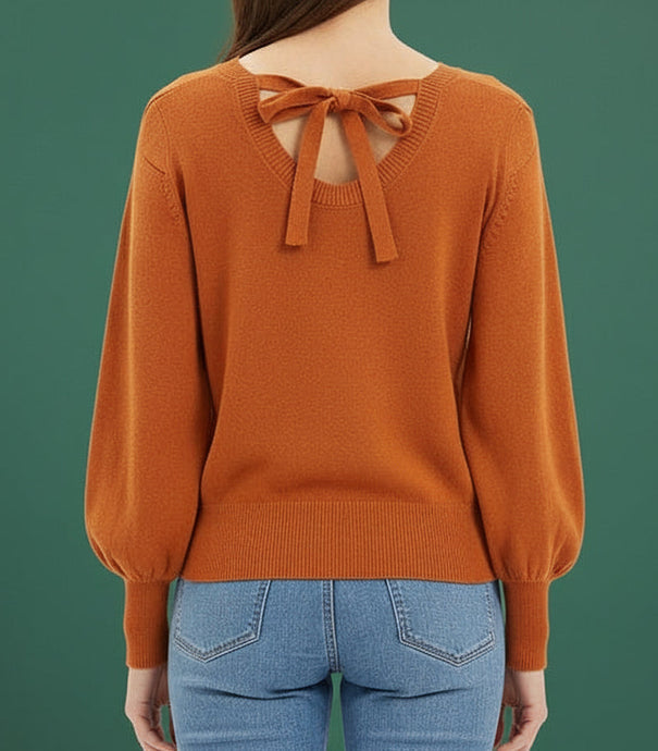 Abigail Trim Drop Shoulder Sweater (S-XL)