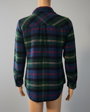 Long Sleeve Plaid Button Down Top / Size Small / Pre-Loved