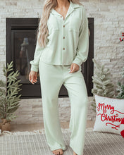 Aspen Textured Pajama Set (S-XL)