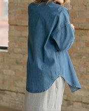Betty Denim Button Up Top (XS-2XL)