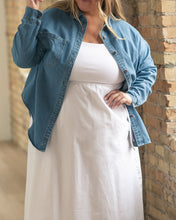 Betty Denim Button Up Top (XS-2XL)
