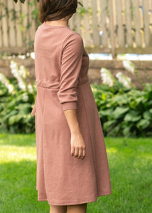 Blair Long Sleeve Midi Dress (XS-2XL)