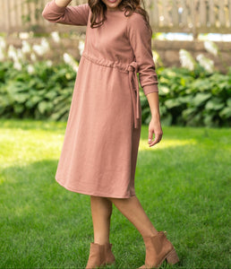 Blair Long Sleeve Midi Dress (XS-2XL)