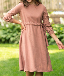 Blair Long Sleeve Midi Dress (XS-2XL)