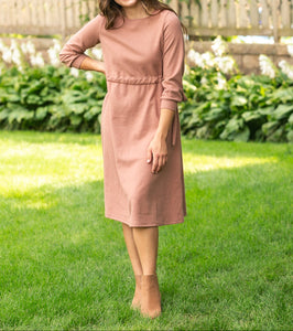 Blair Long Sleeve Midi Dress (XS-2XL)