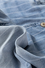 Sofia Pinstripe Wide Leg Jeans (4-16)