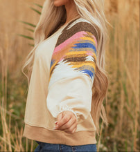 Logan Aztec Raglan Pullover Sweatshirt (S-XL)