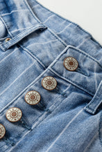 Sofia Pinstripe Wide Leg Jeans (4-16)