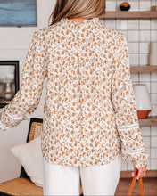 Melanie Lace Floral Puff Sleeve Top (S-2XL) 3 Colors