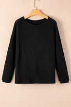 Avery Knit Drop Shoulder Long Sleeve Top (S-XL)