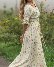 Celine Puff Sleeve Floral Maxi Dress (S-2XL)