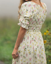 Celine Puff Sleeve Floral Maxi Dress (S-2XL)