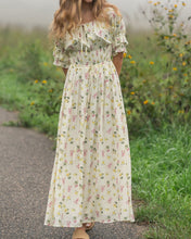 Celine Puff Sleeve Floral Maxi Dress (S-2XL)