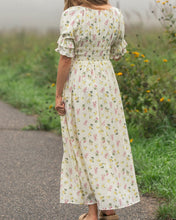 Celine Puff Sleeve Floral Maxi Dress (S-2XL)