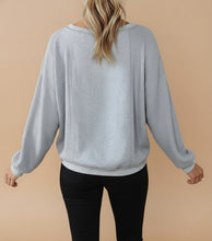 Mercy Hem Pullover top Long Sleeve Top (S-XL)