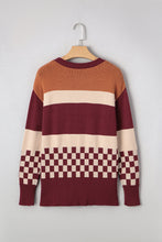 Noelle Checkered Knitted Sweater (S-XL)