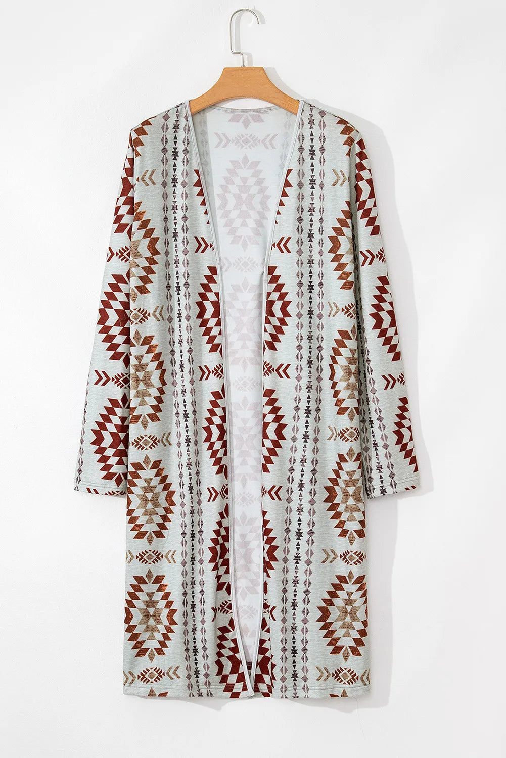 Haley Tribal Print Long Sleeve Duster (S-L)