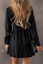 Leia Long Sleeve Shirt Mini Dress (S-XL)