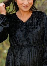 Diana Crushed Velvet Midi Dress (XS-2XL)