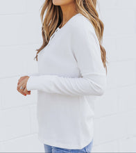 Harper Waffle Knit Henley Top (S-2XL) 3 Colors