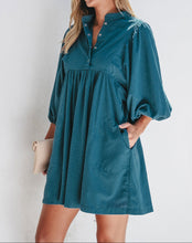 Charlie Corduroy Button Dress (S-XL)