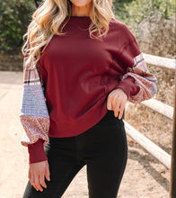 Hollihanna Sleeve Raw Seam Sweatshirt (S-XL)