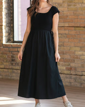 Eleanor Black A-line Maxi Dress (XS-1XL)