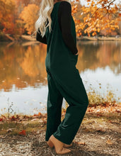 Evergreen Corduroy V Neck Patched Pocket Sleeveless Jumpsuit (S-XL)