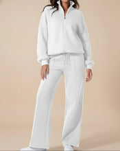 Solid Zip-Up Jacket and Drawstring Pants Set (S-2XL) 4 Colors