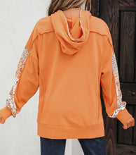 Myrassa Side Slit Drawstring Hoodie Sweatshirt (S-L)