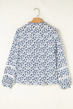 Melanie Lace Floral Puff Sleeve Top (S-2XL) 3 Colors