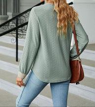 Meredith V-Neck Long Sleeve Blouse (S-2XL) 8 Colors