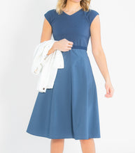 Kate Cap Sleeve Midi Dress (XS-1XL) 4 Colors