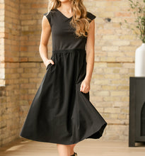 Kate Cap Sleeve Midi Dress (XS-1XL) 4 Colors