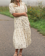 Katrina Half Sleeve Floral Midi Dress (XS-2XL)